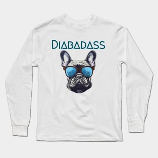 Motivating, Cool Diabadass Diabetes Design Long Sleeve T-Shirt